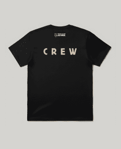 Dhavāḍi Round Crew T-Shirt (Black)